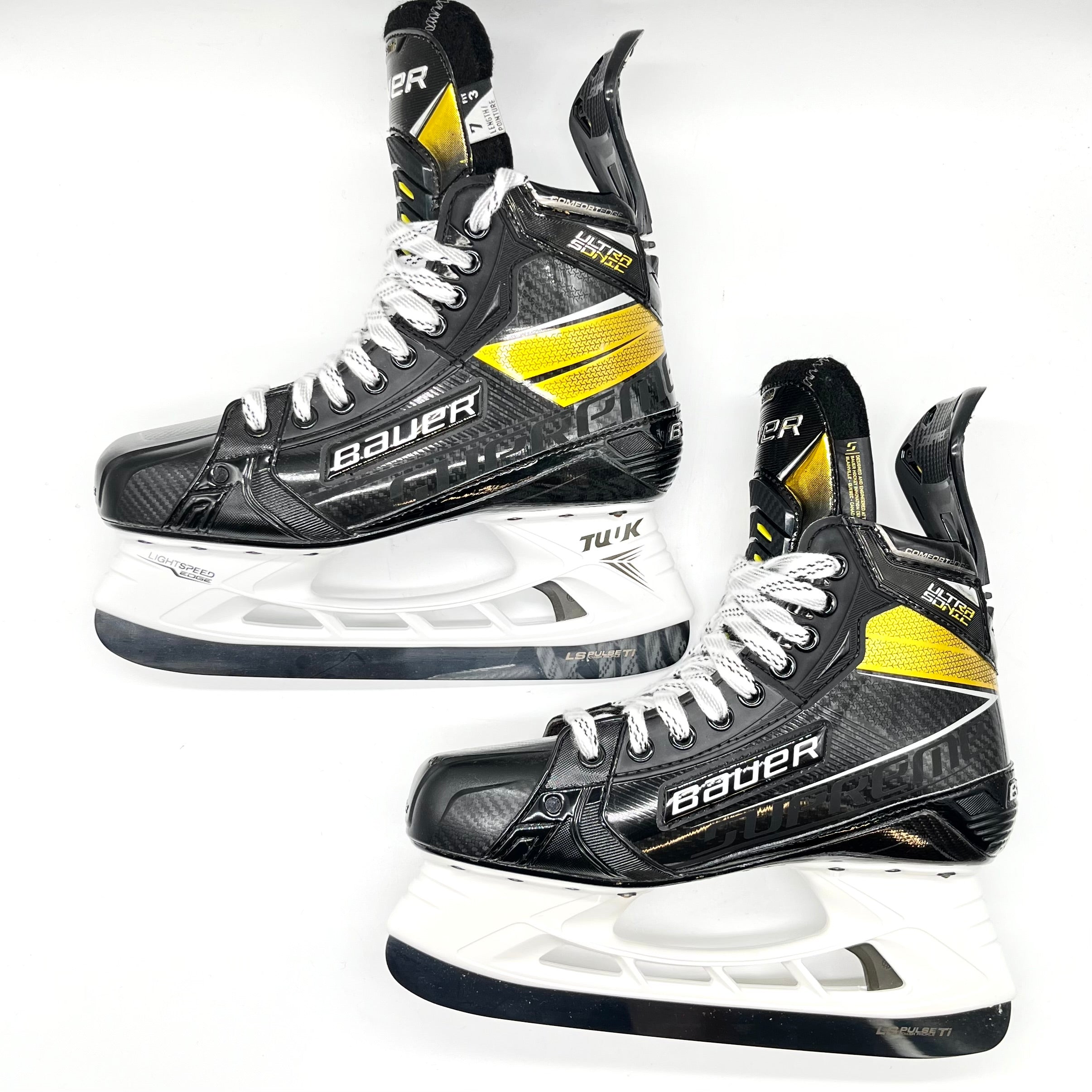 Patins de hockey Bauer Supreme Ultrasonic - Pro Stock - Taille 7 - Fit 3
